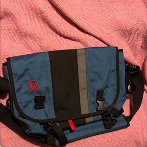 Timbuk2 Blue and Black Messenger Bag